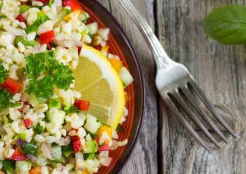 Bulgur-Salat im Glas